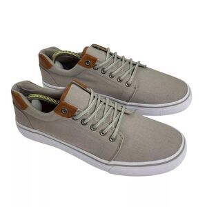 Men's Khaki  Casual Canvas Sneakers